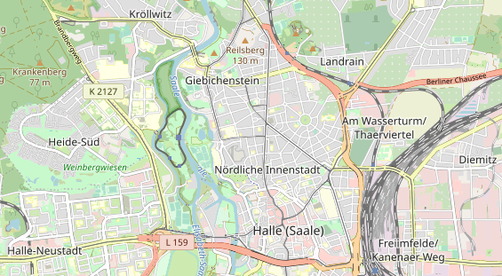 physical therapy on map