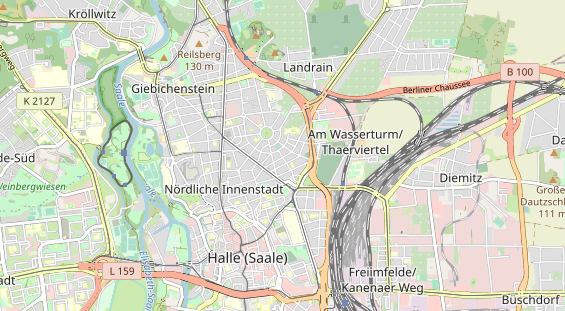 physical therapy on map