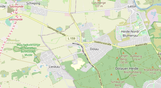 physical therapy on map