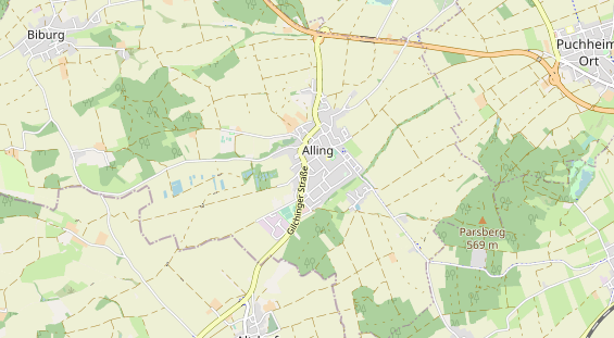 physical therapy on map