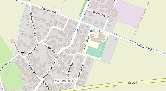 Physiotherapie auf Satellitenbild