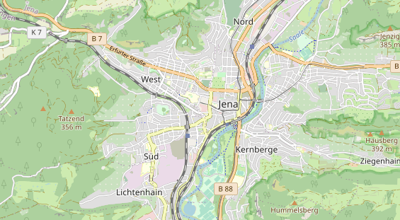 physical therapy on map