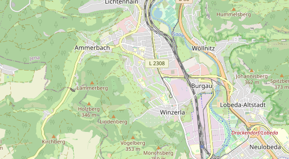 physical therapy on map