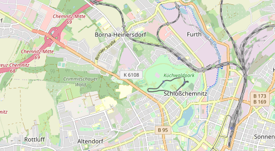 physical therapy on map