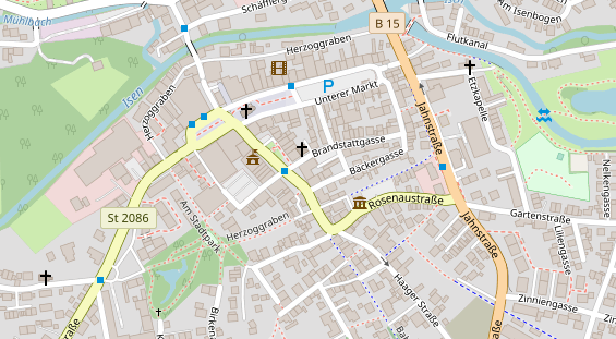 Physiotherapie auf Karte