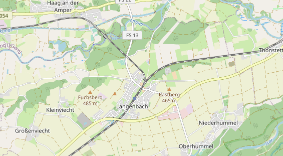 physical therapy on map