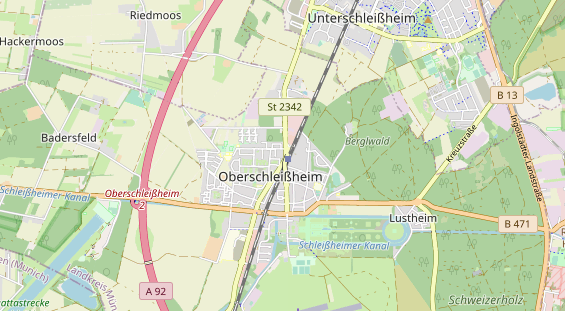 physical therapy on map