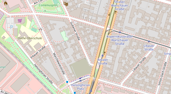 Physiotherapie auf Satellitenbild