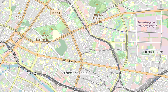 physical therapy on map