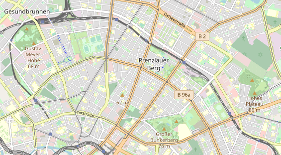 physical therapy on map