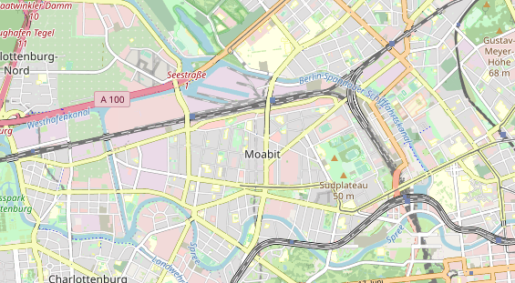 physical therapy on map