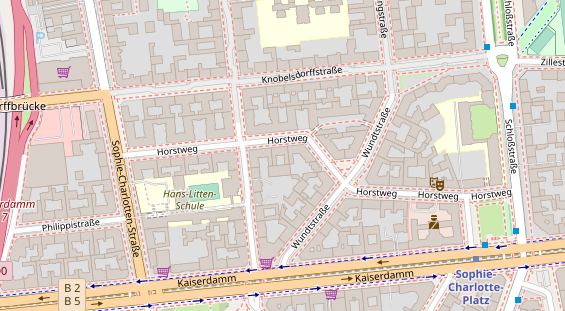 Physiotherapie auf Satellitenbild