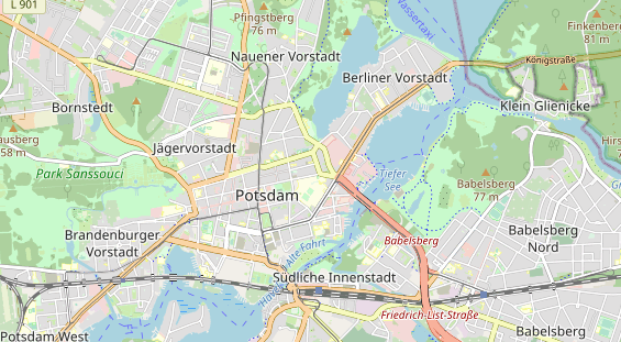 physical therapy on map