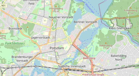 physical therapy on map