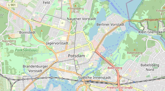 physical therapy on map