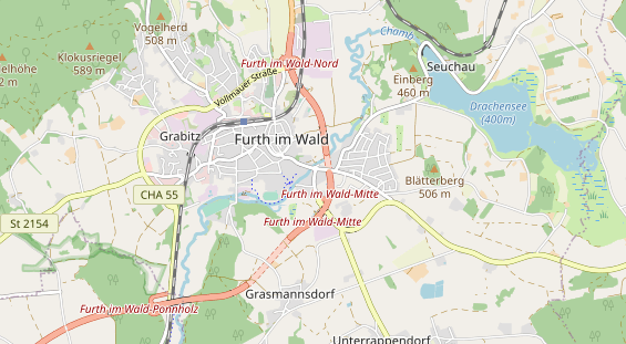 physical therapy on map