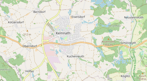 physical therapy on map