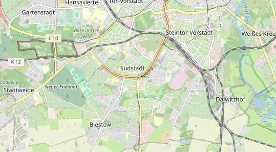 physical therapy on map