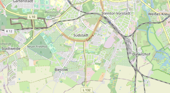 physical therapy on map