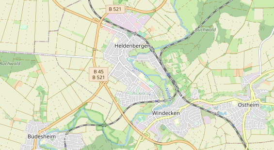 physical therapy on map