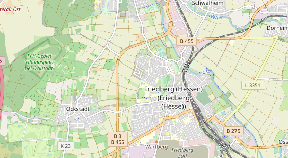 physical therapy on map