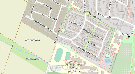 Physiotherapie auf Satellitenbild