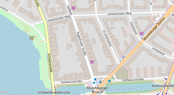 Physiotherapie auf Satellitenbild