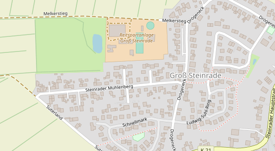 Physiotherapie auf Satellitenbild