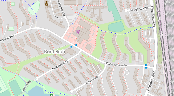 Physiotherapie auf Satellitenbild