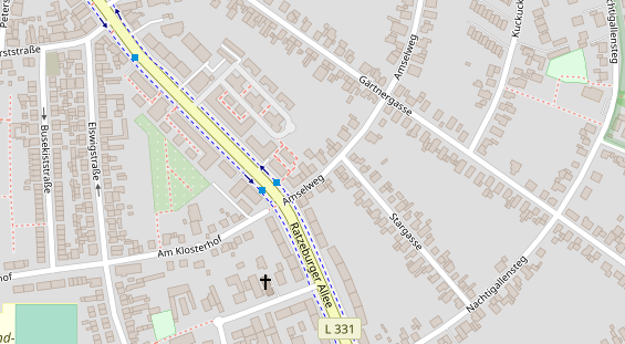 Physiotherapie auf Satellitenbild