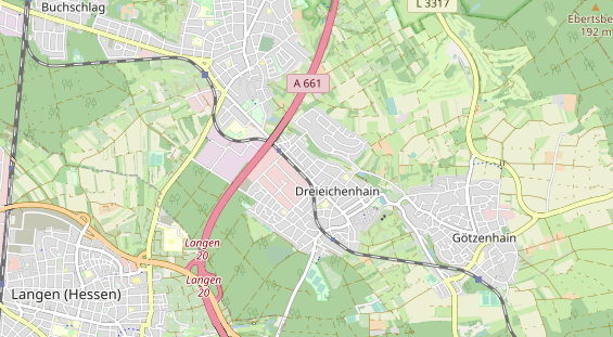 physical therapy on map
