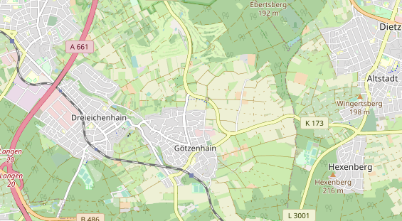 physical therapy on map