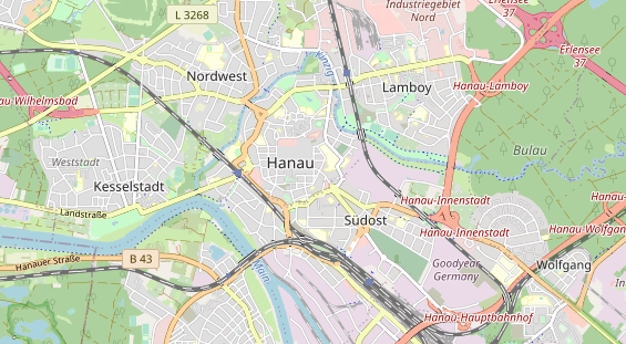 physical therapy on map