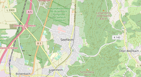 physical therapy on map