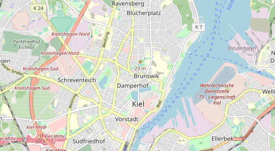 physical therapy on map