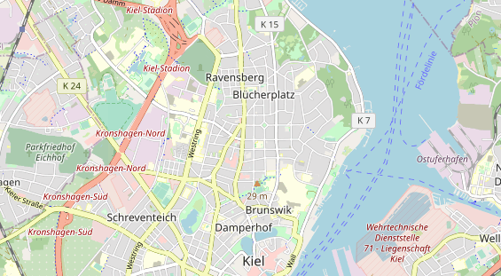 physical therapy on map