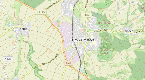physical therapy on map