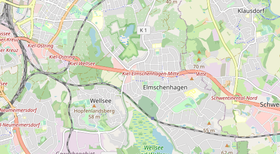 physical therapy on map