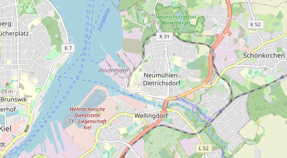 physical therapy on map