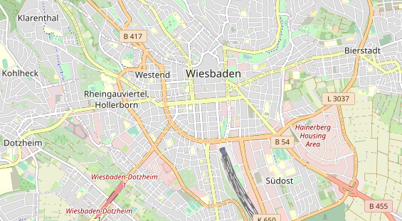 physical therapy on map