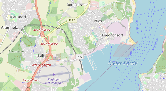 physical therapy on map