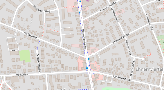 Physiotherapie auf Satellitenbild