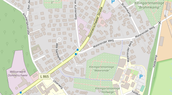 Physiotherapie auf Satellitenbild