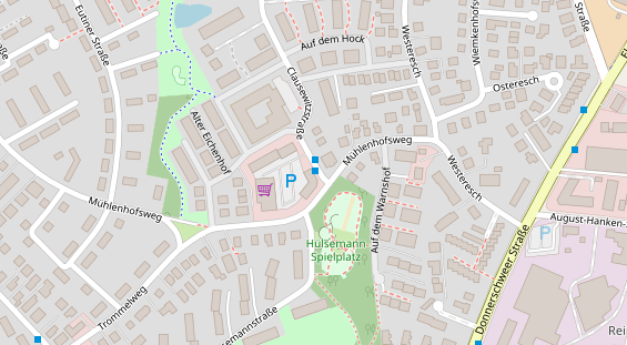 Physiotherapie auf Satellitenbild