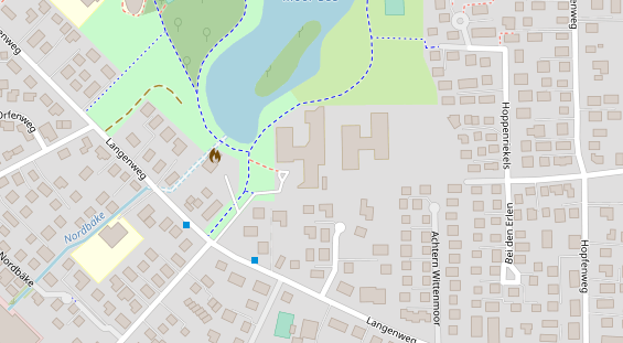 Physiotherapie auf Satellitenbild