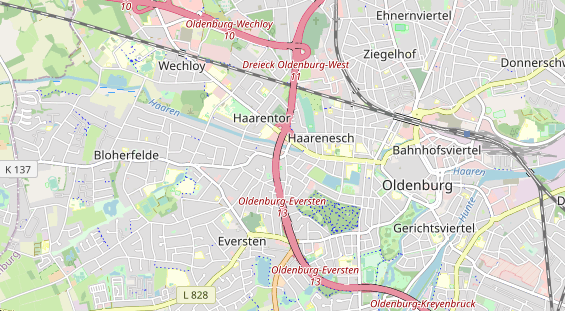 physical therapy on map