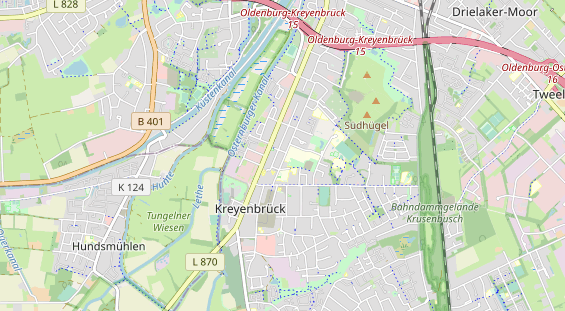 physical therapy on map