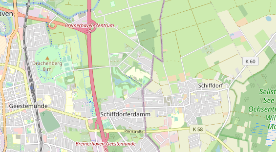 physical therapy on map