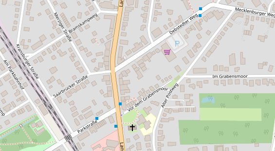 Physiotherapie auf Satellitenbild