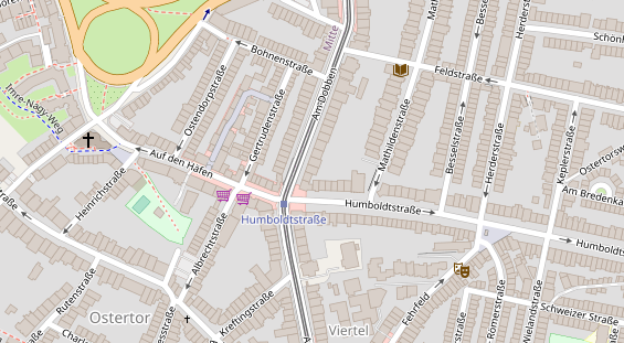 Physiotherapie auf Satellitenbild